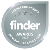 Finder Awards - Highly Commended - No Annual Fee Credit Card